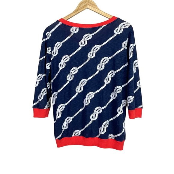 ANTHROPOLOGIE PORRIDGE GABBY NAUTICAL SWEATSHIRT - Picture 5 of 7